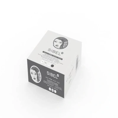 Afbeelding van Sibel Alu Folie Embossed Black Pre Cut 14My 300 Vel