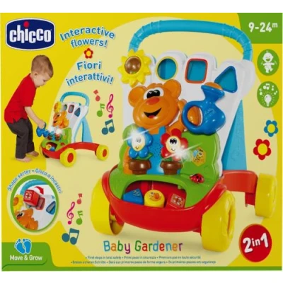 Image de Trotteur Chicco Bébé Jardinier pousseur 2 en 1