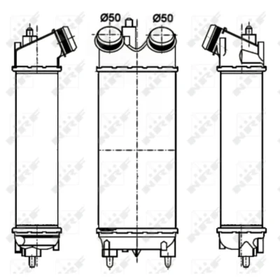 Afbeelding van Intercooler, inlaatluchtkoeler NRF 30274