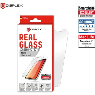 Afbeelding van DISPLEX Real 01303 Screenprotector (glas) Apple iPhone 12 mini 1 stuk(s) Krasvast