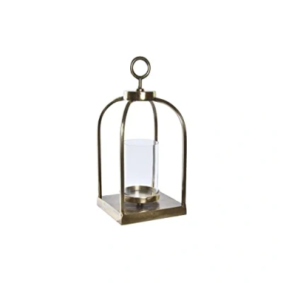 Afbeelding van Lykta DKD Home Decor Kristal Gouden Aluminium (19 x 19 43 cm)
