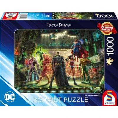 Afbeelding van The Justice League: Puzzel Thomas Kinkade, DC 1.000 stukjes