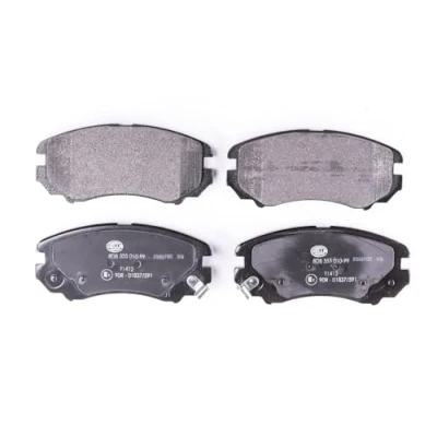 Afbeelding van HELLA 8DB 355 010 991 Remblokkenset Met akoestische slijtagewaarschuwing HYUNDAI: Tucson, Coupe II, Sonata V, KIA: Optima / K5, Soul I, Sportage II
