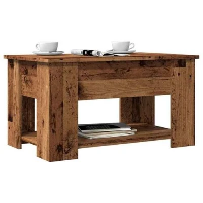 Image de vidaXL Table basse vieux bois 79x49x41 cm d&#039;ingénierie856928
