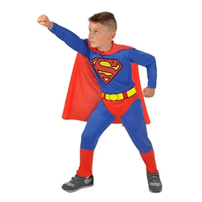 Afbeelding van Dc Comics Verkleedpak Superman Jongens 3 delig Maat 128 140