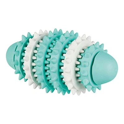Afbeelding van Trixie Denta Fun Rugby Hondenspeelgoed Munt 15 cm 334 g