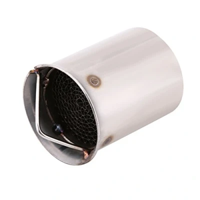 Afbeelding van voor 2,5 inch (6,4 cm), universeel, gemodificeerde motorfietsen, uitlaatdemper, roestvrij staal, afneembaar, uitlaatbuis, DB, ruisonderdrukking de meeste motorfietsen