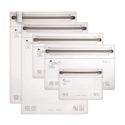 Afbeelding van Noaks Smart Set 5 x etui [1 XS/2 s/2 m] Tas met ritssluiting 100% waterdicht, geurloos en veilig