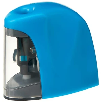 Afbeelding van Westcott puntenslijper elektrisch exclusief batterijen blauw AC E55043