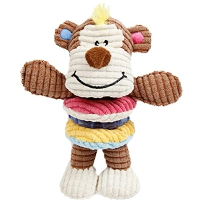 Afbeelding van Ebi Speelgoed Voor Dieren Hond Monkey Play Squeaker &amp; Tpr Ring 16x19cm 1st