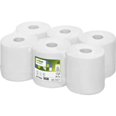 Afbeelding van Handdoekrol Satino Comfort PT1 2 laags 150m wit 317940