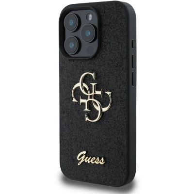 Afbeelding van Guess GUHCP16LHG4SGK iPhone 16 Pro 6,3&quot; zwart/zwart hardcase Fixed Glitter Big 4G