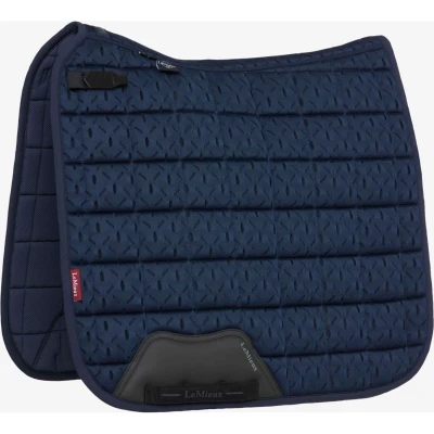 Afbeelding van LeMieux Self Cool Pad 3D mesh Navy Dressage L Zadeldekje paard