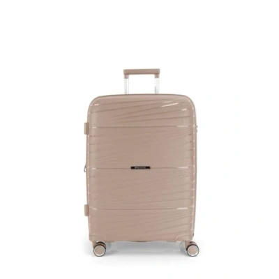 Afbeelding van Gabol Kiba Medium Trolley 66 beige Harde Koffer