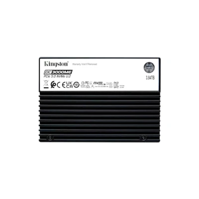 Afbeelding van Kingston 3.84TB DC3000ME U.2 PCIe 5.0 NVMe TCG Opal Enterprise SSD (3840 GB, 2.5&quot;),