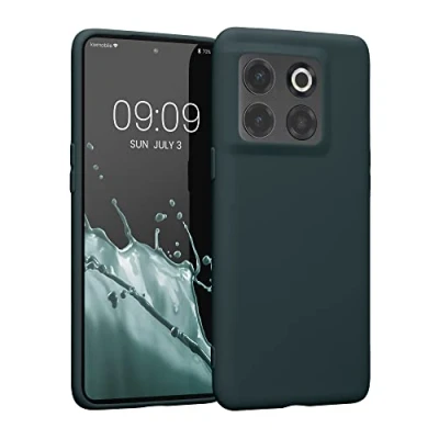 Afbeelding van kwmobile telefoonhoesje geschikt voor OnePlus 10T 5G Hoesje smartphone Back cover in leisteen