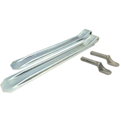 Afbeelding van HGW Set van 2 aanhangerscharnieren met lasbouten/scharnieren Ø 15 mm voor autoaanhanger (440 mm)