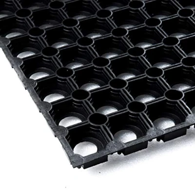 Afbeelding van Rubber ringmat 100 x cm Deurmat voor binnen en buiten