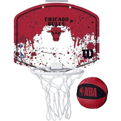 Afbeelding van Wilson Basketbalring Nba Team Mini Chicago Bulls Rood 2 delig