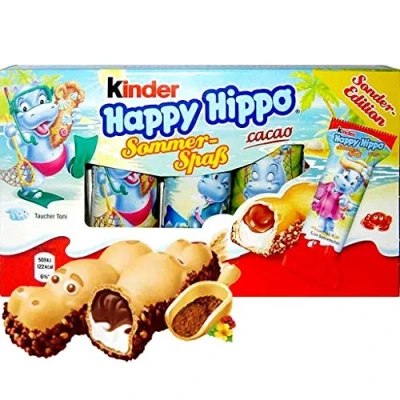 Afbeelding van Kinder Happy Hippo Cacao (Happy Cacao) Totaal gewicht 103,5 g