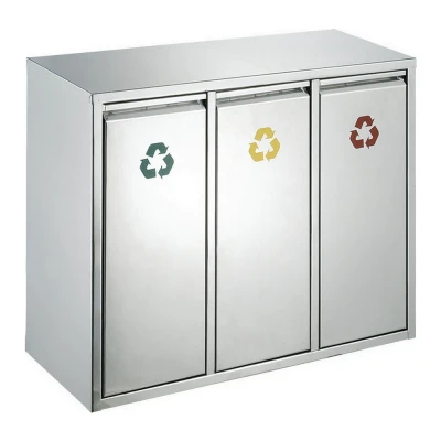 Afbeelding van Recycling Afvalbak 3 x 8 liter