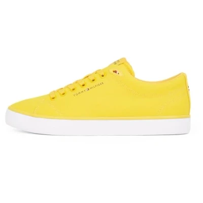Afbeelding van Tommy Hilfiger LOW CORE Sneakers laag, Heren, Maat: 41, Primary yellow Katoen
