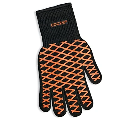 Afbeelding van Cozze Keukenhandschoenen, Bakhandschoenen + ovenwanten, Oranje, Zwart