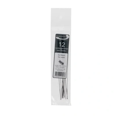 Afbeelding van PRODIAMANT 12 stuks figuurzaagbladen maat 1 dun voor metaal 130 mm Made in Germany
