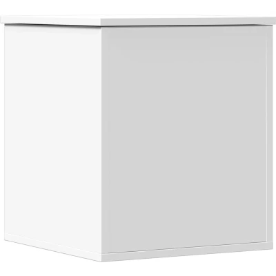 Afbeelding van vidaXL Opbergbox 40x42x46 cm bewerkt hout wit