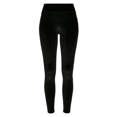 Afbeelding van Urban Classics Ladies HIGH Waist Velvet Leggings Legging, Dames, Maat: 4XL, Black