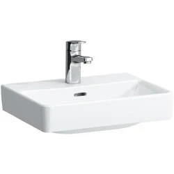 Afbeelding van LAUFEN Pro S fontein met kraangat overloop wit