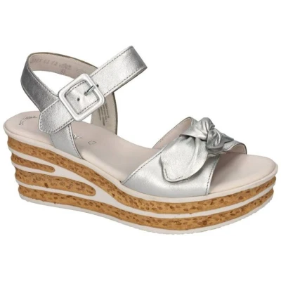 Afbeelding van Gabor Dames zilver sandalen maat 38