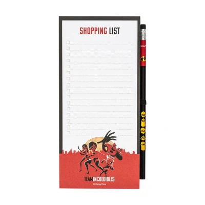 Afbeelding van The Incredibles Magnetisch Boodschappenlijstje