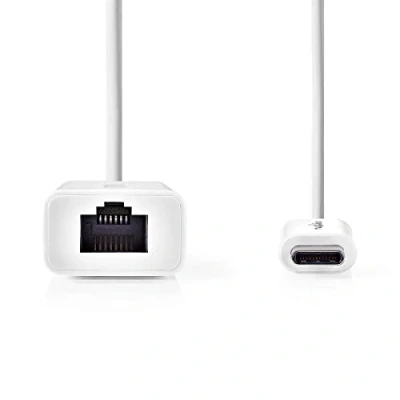 Afbeelding van Nedis USB netwerkadapter CCGB64950WT02 Wit White / 0.20 m