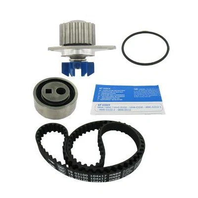 Afbeelding van Skf Distributieriem kit incl.waterpomp VKMC 03100