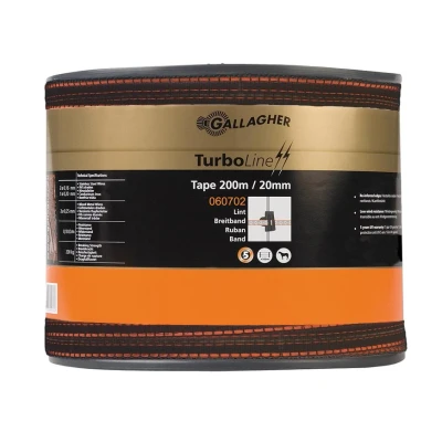 Image de TurboLine schriklint 20mm terra, 200m, Gallagher Geschikt voor Veehouderij