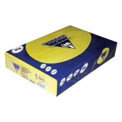 Image de Clairefontaine trophee ramette de 500 feuilles papier couleur 80 g a4 bouton dor 732108