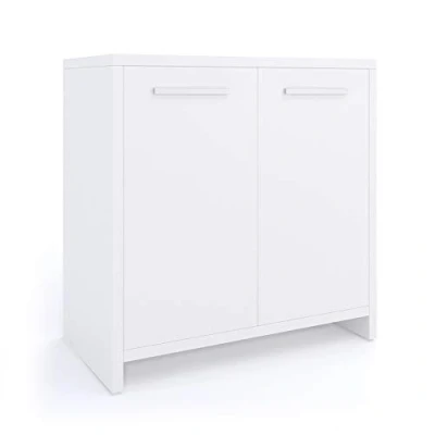 Afbeelding van Vicco Wastafelonderkast Kiko, Wit/Wit, 58 x 60 cm