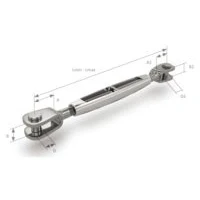 Afbeelding van Spanner gaffel 7/16 brons