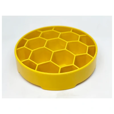 Afbeelding van Sodapup Honeycomb Ebowl Hondenvoerbak Ø20 cm Geel