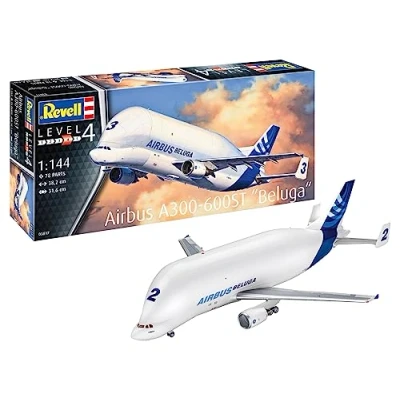 Afbeelding van Revell 03817 Airbus A300 600ST Beluga Vliegtuig (bouwpakket) 1:144