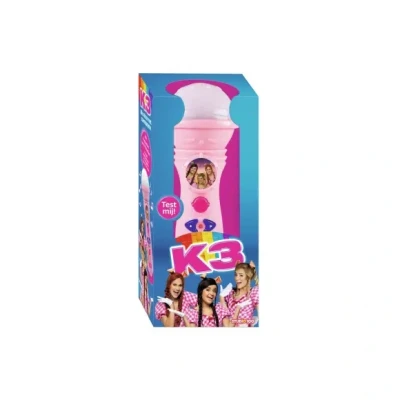Afbeelding van K3 Speelgoedmicrofoon Microfoon Met stemopname De 3 Biggetjes 4 liedjes