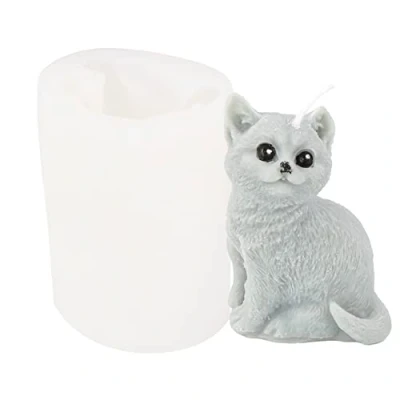 Afbeelding van JS MOLD 3D vorm kat voor dieren zeepvorm, epoxyhars, cake en fondant (7#)