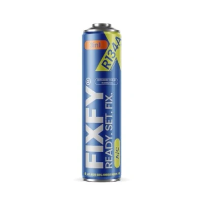 Afbeelding van FIXFY 3 in 1 R134a gasvervanging met olie en afdichting 500 ml airconditioningset voor zelf vullen van auto airconditioning 1995 2016