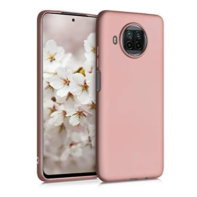 Afbeelding van kwmobile telefoonhoesje geschikt voor Xiaomi Mi 10T Lite Hoesje smartphone Back cover in metallic roségoud