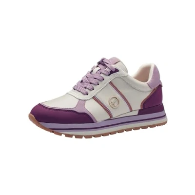 Afbeelding van Tamaris Sneakers laag, Dames, Maat: 41, Purple comb Imitatieleer/ textiel