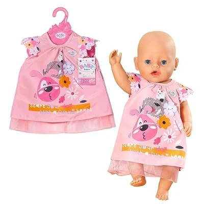 Afbeelding van BABY born Jurk met Hondje Poppenkleding 43 cm