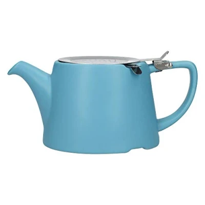 Afbeelding van London Pottery OvalÃ&#039;Â® Filter Theepot Satijn Blauw