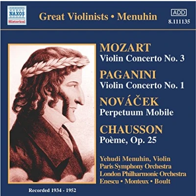 Afbeelding van Yehudi Menuhin, Paris Symphony Orchestra, London Orchestra Violin Concertos (CD)