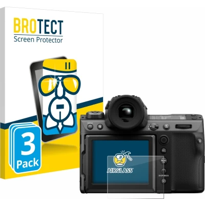 Afbeelding van BROTECT Screenprotector voor Fujifilm GFX100 II Folie Beschermfolie Beschermglas transparant (3 Stuks)